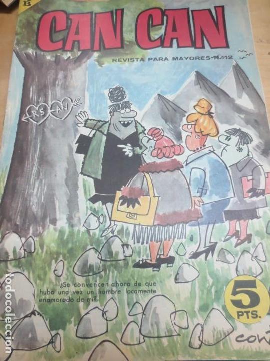 Giornalini: CAN CAN REVISTA PARA ADULTOS N&ordm; 12 EDIT BRUGUERA A&Ntilde;O 1964