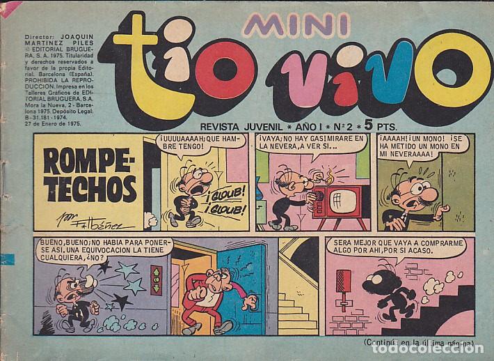 Tebeos: COMIC MINI TIO VIO N&ordm; 2 - Foto 1