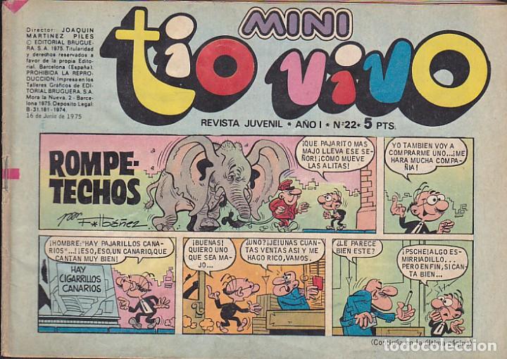 Tebeos: COMIC MINI TIO VIO N&ordm; 22 - Foto 1