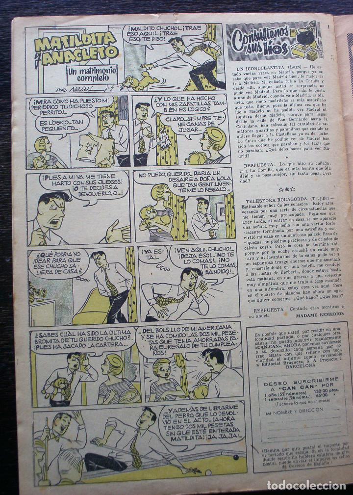 Tebeos: CAN CAN - N&Uacute;MERO 59 - A&Ntilde;O 1959 - Foto 8