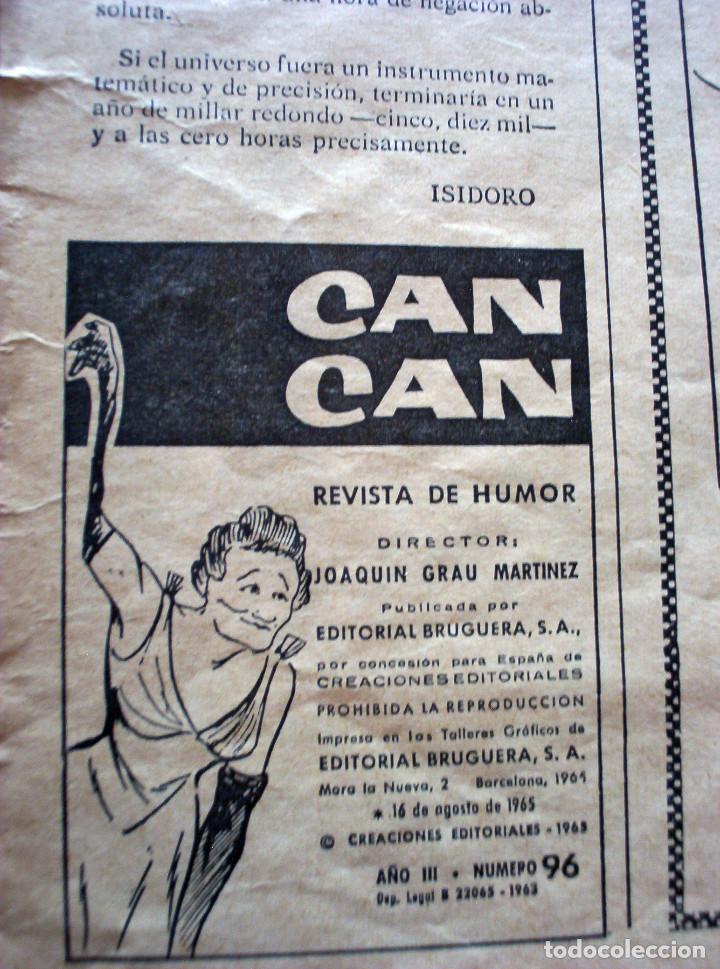 Tebeos: CAN CAN - N&Uacute;MERO 96 - A&Ntilde;O 1965 - Foto 2