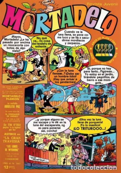 Tebeos: MORTADELO SEMANAL-N&ordm; 263 -8-DICIEMBRE-1975-MORTADELO-COMANCHE-CORSARIO DE H.-CORRECTO-DIF&Iacute;CIL-9901