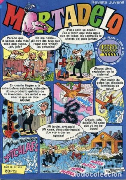 Tebeos: MORTADELO SEMANAL- N&ordm; 415 -6 -NOVIEMBRE-1979-CORSARIO DE H.-BRUNO BRAZIL-SIRTIM-BUENO-&Uacute;NICO TC-9908