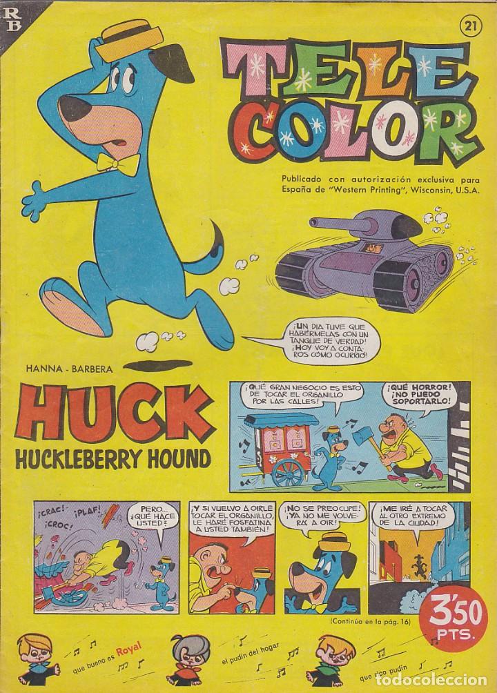 Tebeos: COMIC COLECCION TELE COLOR N&ordm; 21 - Foto 1