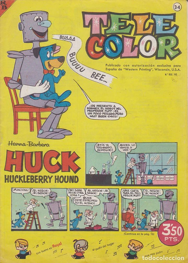 Tebeos: COMIC COLECCION TELE COLOR N&ordm; 34 - Foto 1