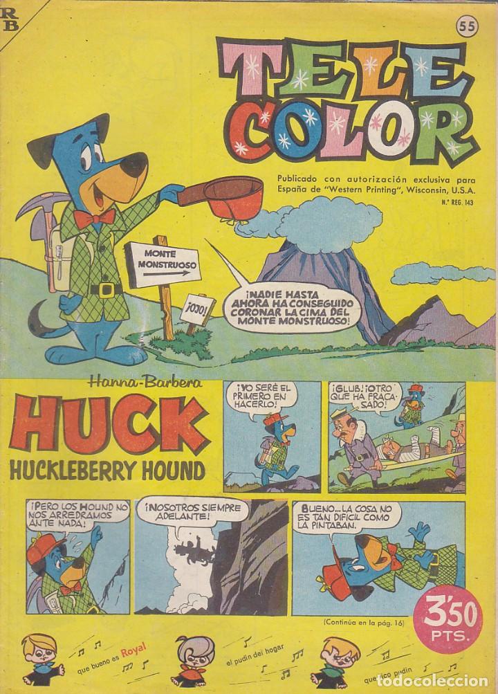 Tebeos: COMIC COLECCION TELE COLOR N&ordm; 55 - Foto 1