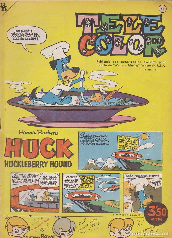 Tebeos: COMIC COLECCION TELE COLOR N&ordm; 58 - Foto 1