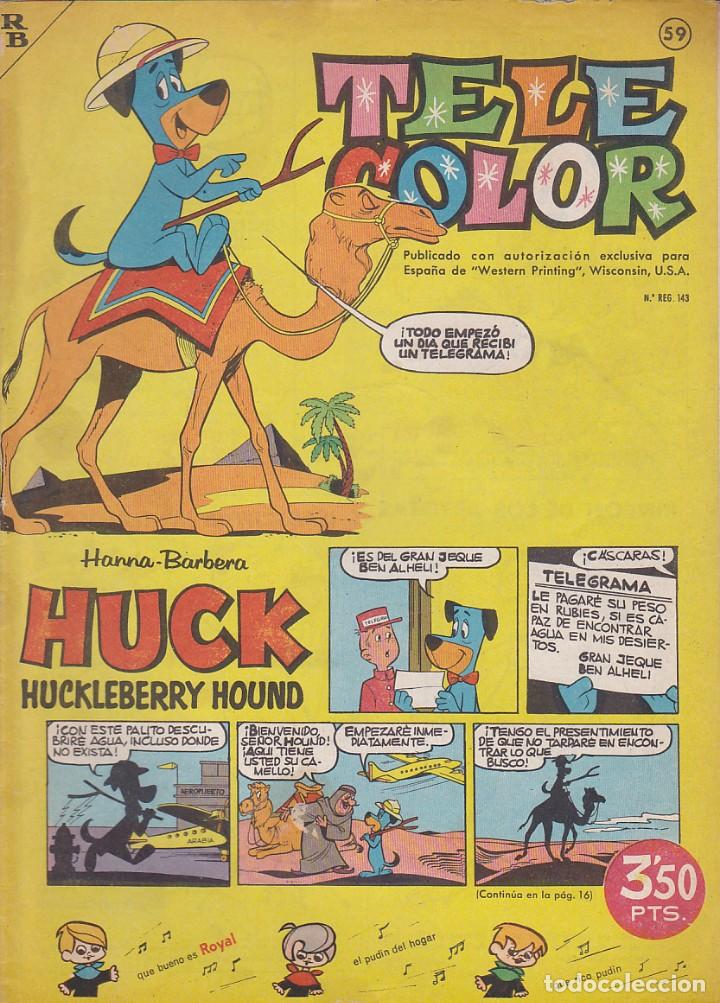 Tebeos: COMIC COLECCION TELE COLOR N&ordm; 59 - Foto 1