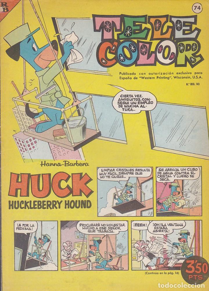 Tebeos: COMIC COLECCION TELE COLOR N&ordm; 74 - Foto 1
