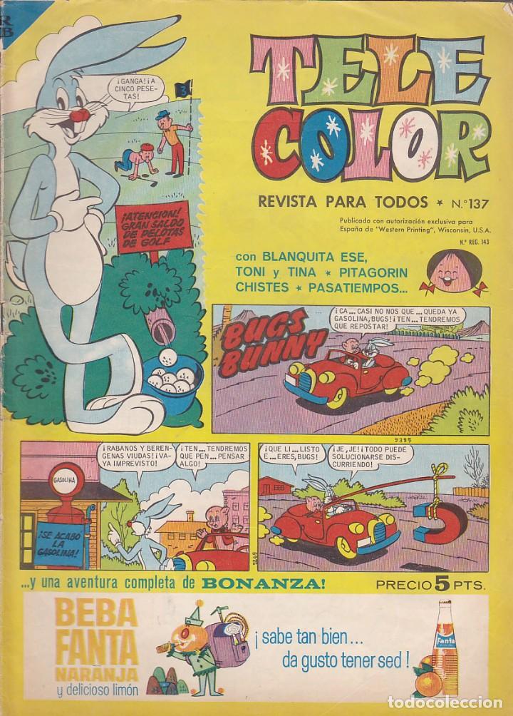 Tebeos: COMIC COLECCION TELE COLOR N&ordm; 137 - Foto 1