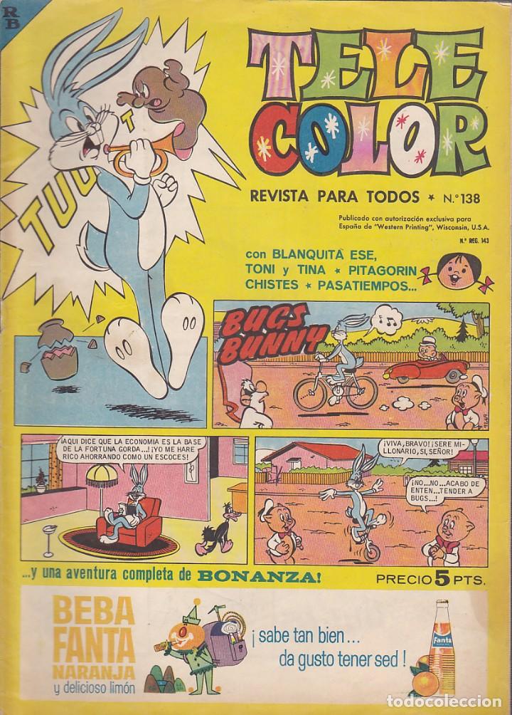 Tebeos: COMIC COLECCION TELE COLOR N&ordm; 138 - Foto 1