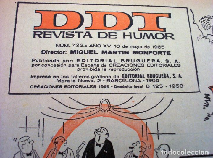 Tebeos: DDT - N&ordm; 723 - A&Ntilde;O 1965 - Foto 2