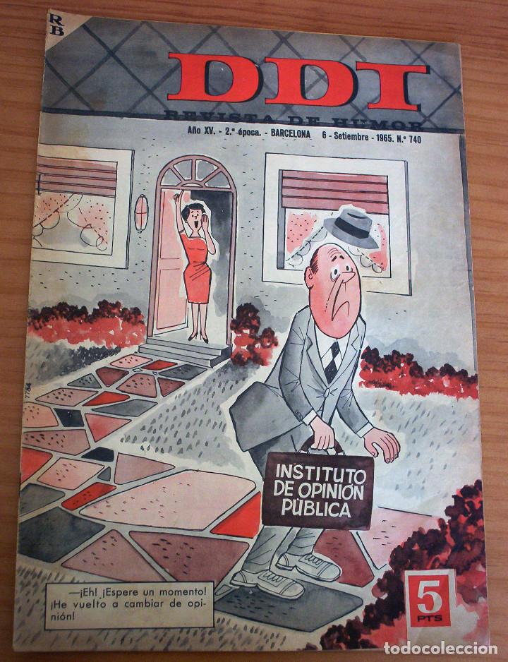 Tebeos: DDT - N&ordm; 740 - A&Ntilde;O 1965 - Foto 1