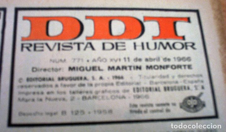 Tebeos: DDT - N&ordm; 771 - A&Ntilde;O 1966 - Foto 2