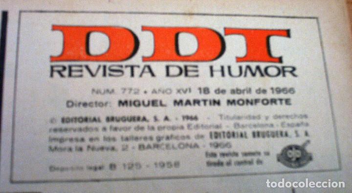 Tebeos: DDT - N&ordm; 772 - A&Ntilde;O 1966 - Foto 2