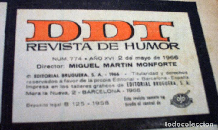 Tebeos: DDT - N&ordm; 774 - A&Ntilde;O 1966 - Foto 2