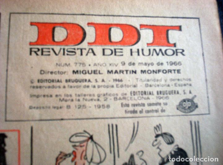 Tebeos: DDT - N&ordm; 775 - A&Ntilde;O 1966 - Foto 2