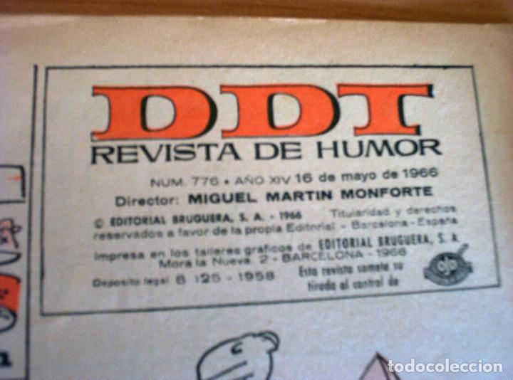 Tebeos: DDT - N&ordm; 776 - A&Ntilde;O 1966 - Foto 2