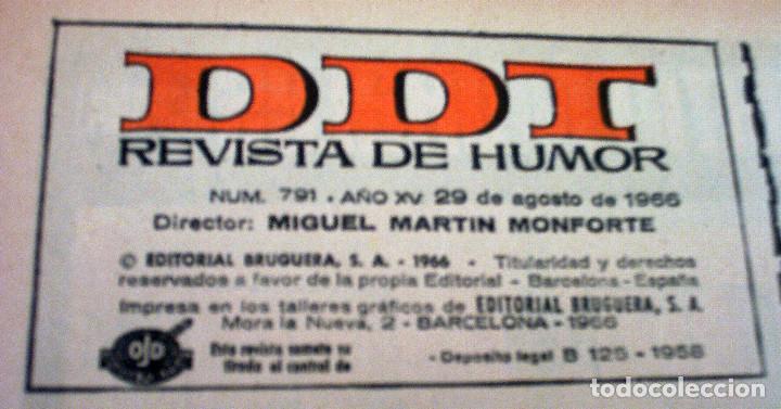 Tebeos: DDT - N&ordm; 791 - A&Ntilde;O 1966 - Foto 2