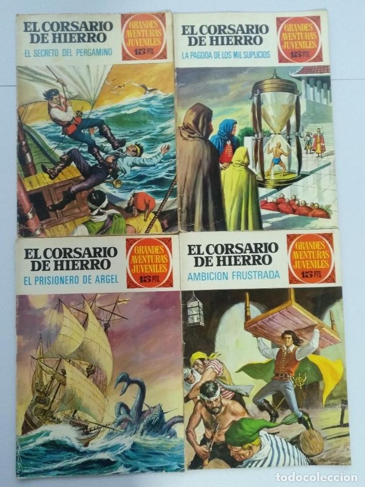 Tebeos: 4 NUMEROS COMICS EL CORSARIO DE HIERRO - Foto 1