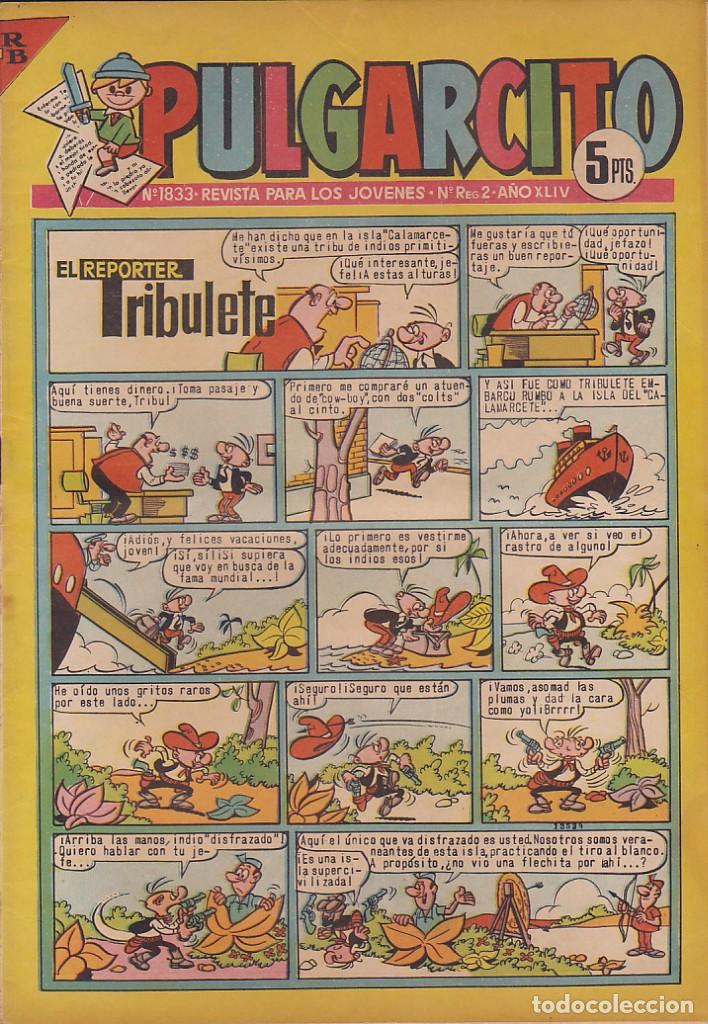 Tebeos: COMIC COLECCION PULGARCITO N&ordm; 1833 - Foto 1