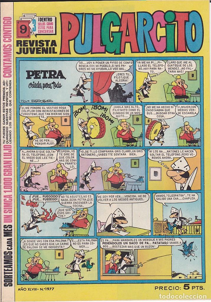 Tebeos: COMIC COLECCION PULGARCITO N&ordm; 1977 - Foto 1
