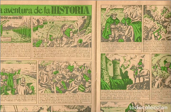 Comics: PULGARCITO n&ordm; 1760, AMBROS (EL CAPITAN TRUENO) Espa&ntilde;a en Malta = VER LAS FOTOS = Muy bueno.