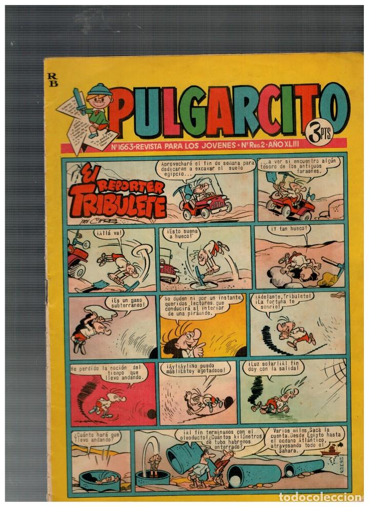 Tebeos: PULGARCITO N&ordm; 1663   -CON INSPECTOR DAN- - Foto 1