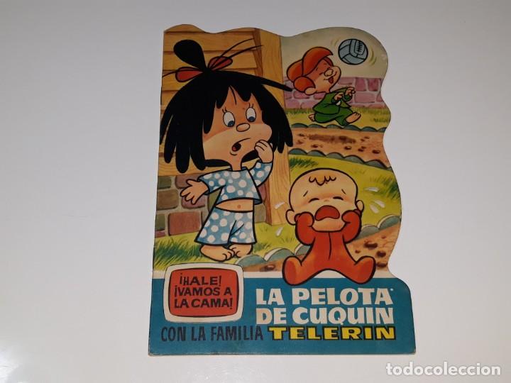 Tebeos: CUENTO TROQUELADO N&ordm; 10 VAMOS A LA CAMA LA FAMILIA TELERIN - LA PELOTA DE CUQUIN - ED. BRUGUERA