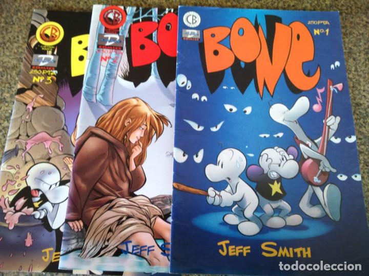 Tebeos: BONE -- NUMEROS 1, 2 Y 3 -- DUDE COMICS -- - Foto 1