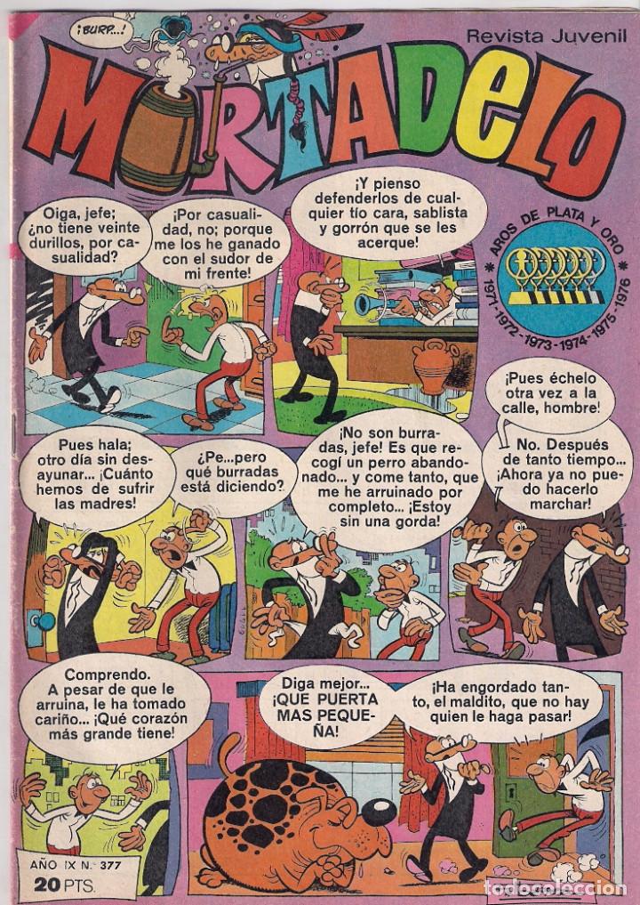 Tebeos: Mortadelo semanal. n&ordm; 377 - Foto 1