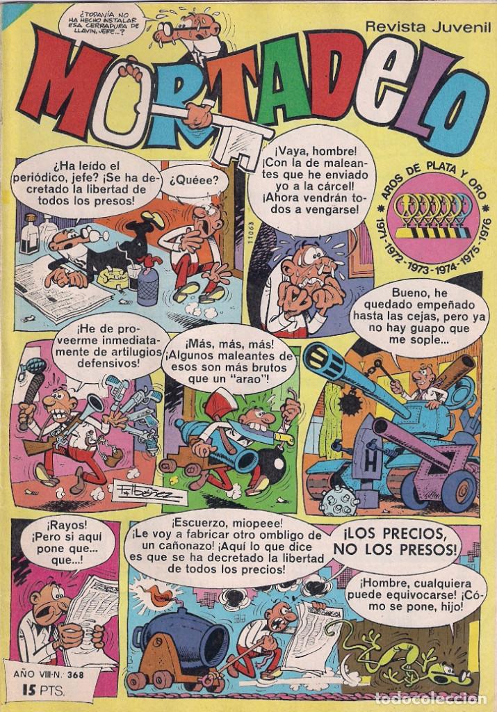 Tebeos: Mortadelo semanal. n&ordm; 368 - Foto 1