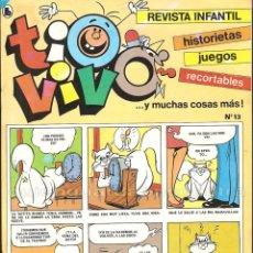 Tebeos: TIO VIVO Nº 13 HISTORIETAS RECORTABLES JUEGOS NUEVO 1986 BRUGUERA