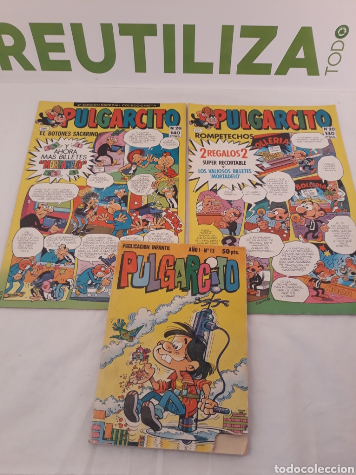 Tebeos: Pulgarcito.1981.1987.3 tebeos - Foto 1