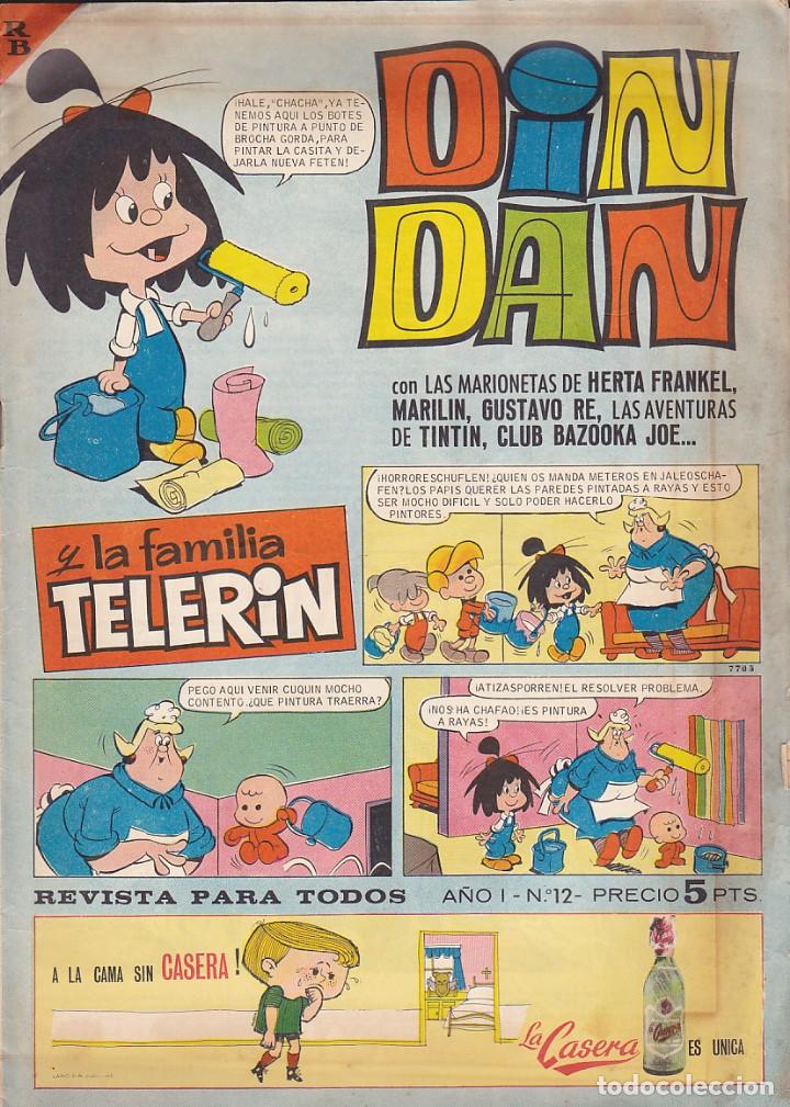 Tebeos: COMIC COLECCION DIN DAN N&ordm; 12 - Foto 1