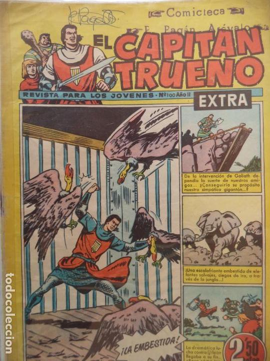 Tebeos: EL CAPITAN TRUENO EXTRA N&ordm; 100 ORIGINAL - Foto 1