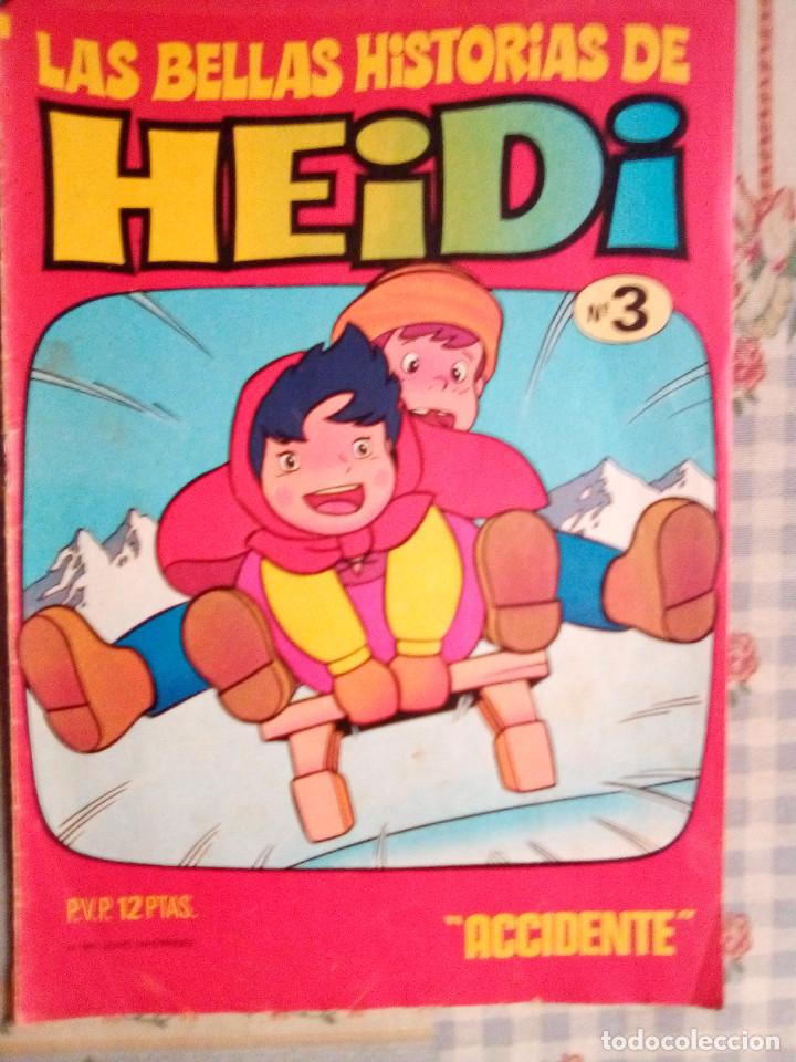 Tebeos: LAS BELLAS HISTORIAS DE HEIDI- N&ordm; 3 - GRAN TRABAJO DE JAN- 1975- MUY DIF&Iacute;CIL-CORRECTO-LEAN- 0866