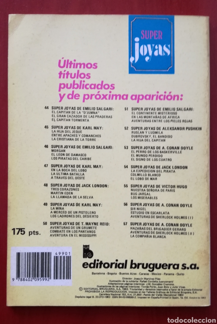Tebeos: SUPER JOYAS n&deg;56 A.CONAN DOYLE - Foto 3