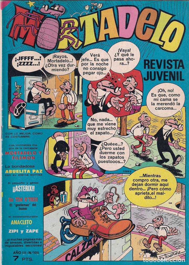 Tebeos: Mortadelo semanal. n&ordm; 105 - Foto 1