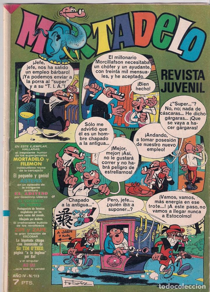 Tebeos: Mortadelo semanal. n&ordm; 113 - Foto 1