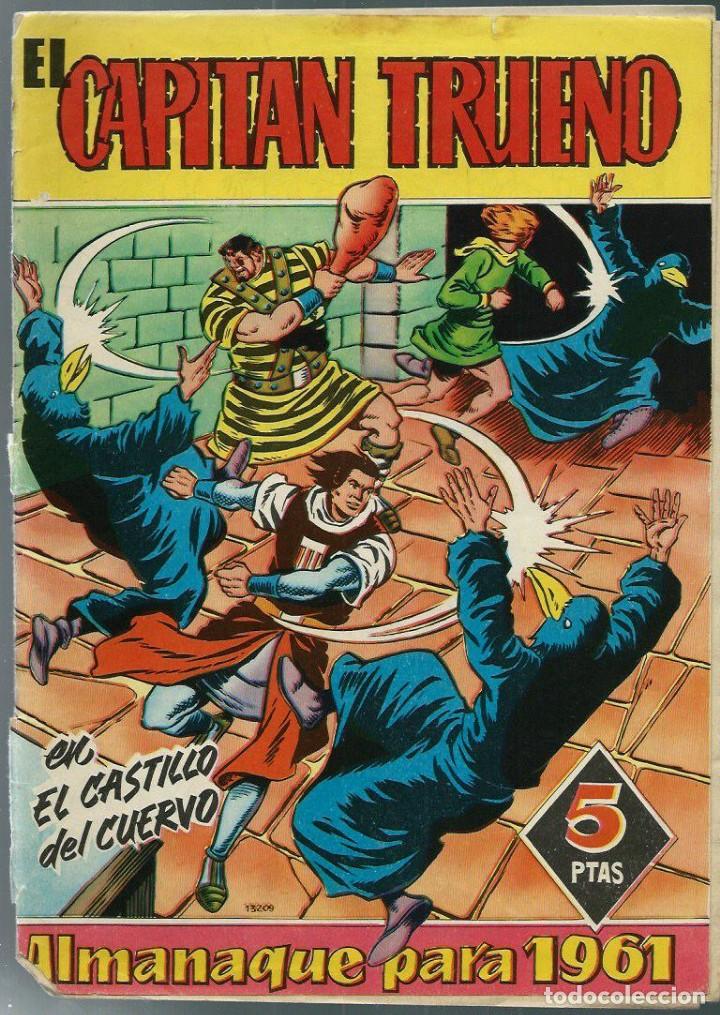 Tebeos: EL CAPITAN TRUENO - ALMANAQUE PARA 1961 - BRUGUERA - ORIGINAL - VER DESCRIPCION