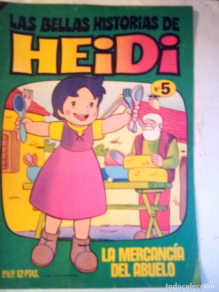 Tebeos: LAS BELLAS HISTORIAS DE HEIDI-BRUGUERA N&ordm; 5 -GRAN TRABAJO DE JAN-1975-DIF&Iacute;CIL-CASI BUENO-LEAN- 1312