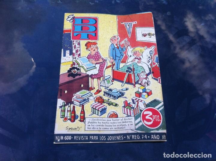 Tebeos: C&Oacute;MIC (DDT) N&ordm; 600. 1962 - Foto 1
