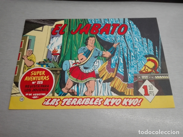 Tebeos: EL JABATO N&ordm; 55 / EDICIONES B - REEDICI&Oacute;N - Foto 1