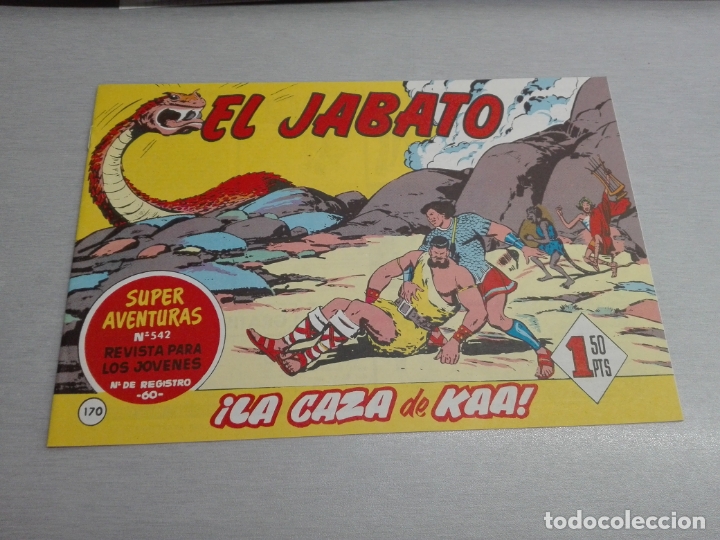 Tebeos: EL JABATO N&ordm; 170 / EDICIONES B - REEDICI&Oacute;N - Foto 1