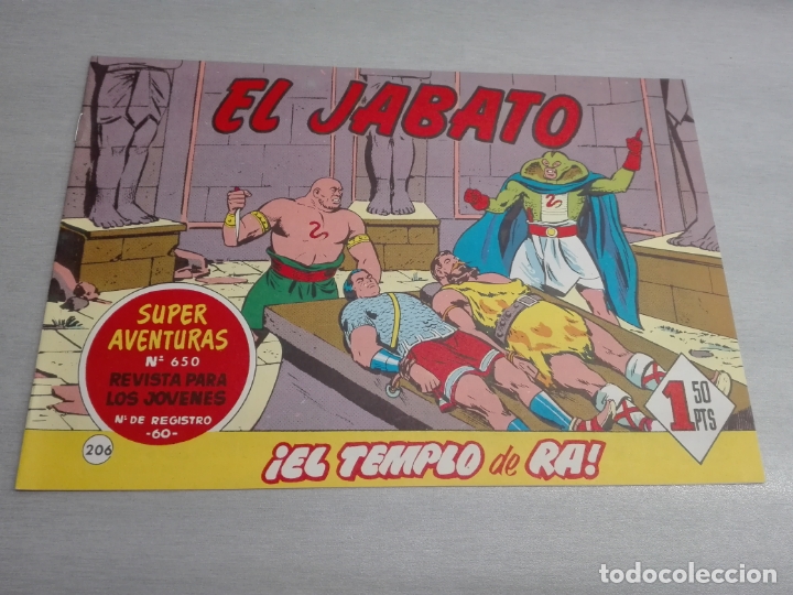 Tebeos: EL JABATO N&ordm; 206 / EDICIONES B - REEDICI&Oacute;N - Foto 1