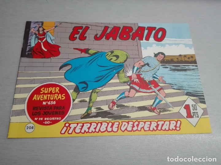 Tebeos: EL JABATO N&ordm; 208 / EDICIONES B - REEDICI&Oacute;N - Foto 1