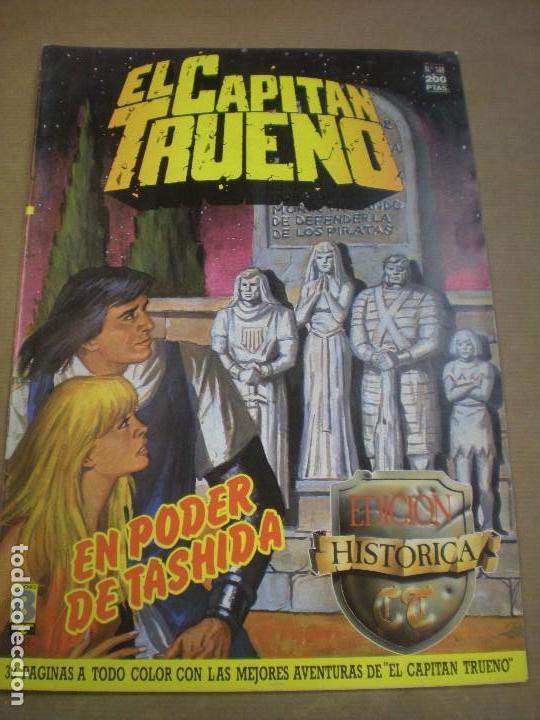 Tebeos: EL CAPITAN TRUENO N&ordm; 148. EN PODER DE TASHIDA. ED. HISTORICA - Foto 1