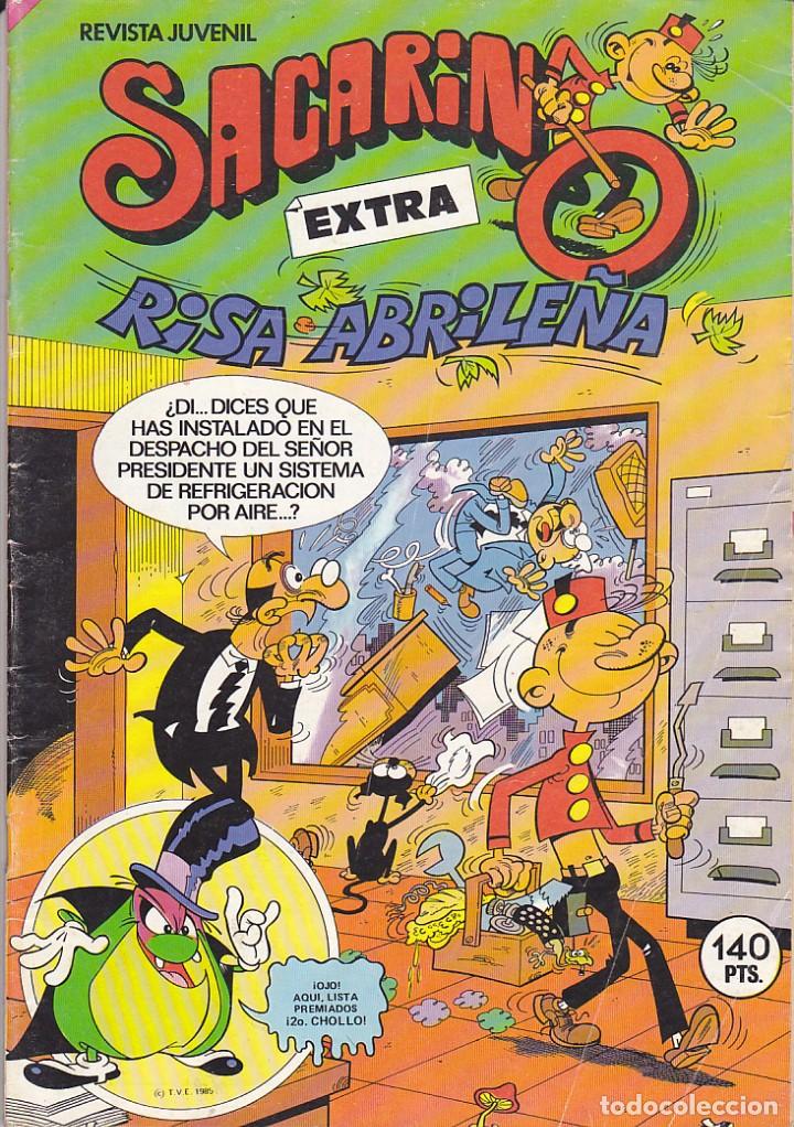 Tebeos: COMIC COLECCION SACARINO EXTRA RISA ABRILE&Ntilde;A - Foto 1