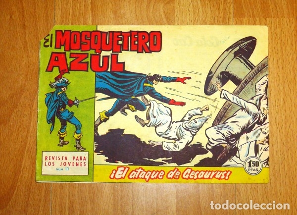 Tebeos: EL MOSQUETERO AZUL. N&ordm; 11 : El ataque de Cesaurus - Foto 1